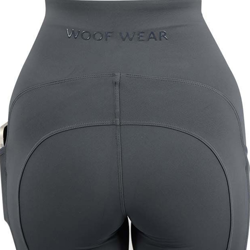 Woof Wear Womens Original Knee Patch Riding Tights WA0010 - Slate
